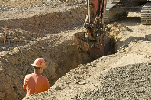 Steinberg construction trench