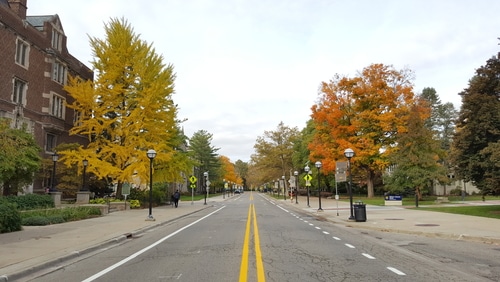 Dangerous Michigan Intersection: University of Michigan’s Washtenaw Avenue and Hill Street