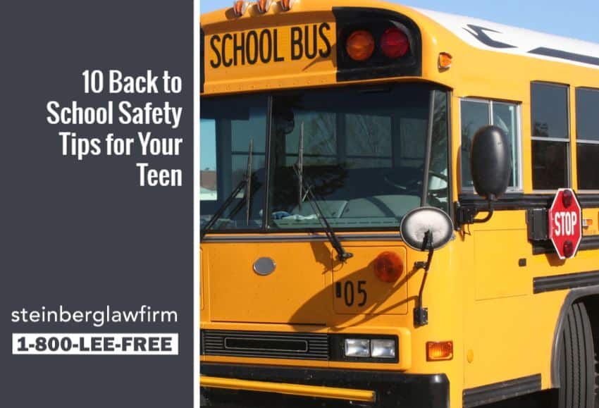 10 Back to School Safety Tips for Your Teen