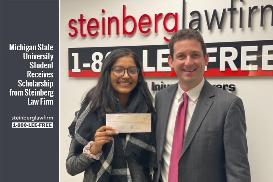 Michigan State University Student Receives Scholarship from Lee Steinberg Law Firm