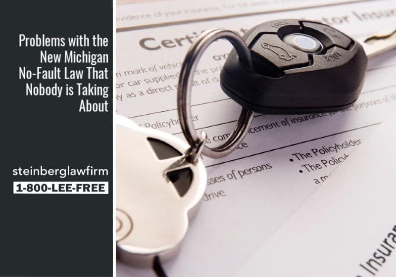 Problems with the New Michigan No-Fault Law That Nobody is Taking About