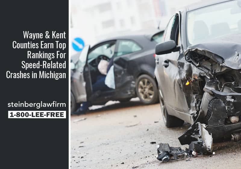 Wayne & Kent Counties Earn Top Rankings For Speed-Related Crashes in Michigan