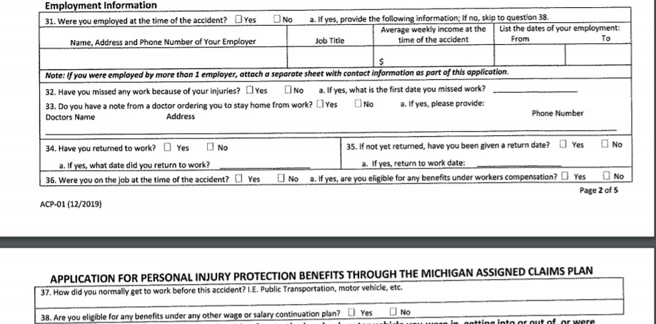 Lee employment info 5