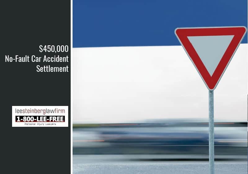 $450,000 No-Fault Car Accident Settlement