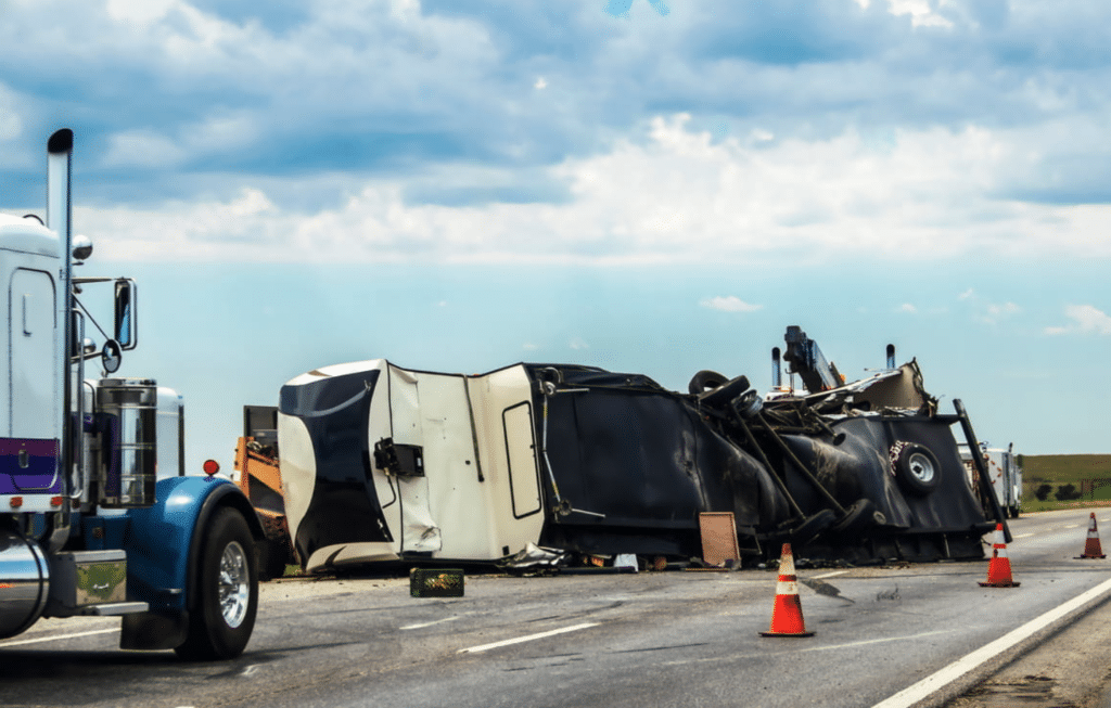 semi truck accident